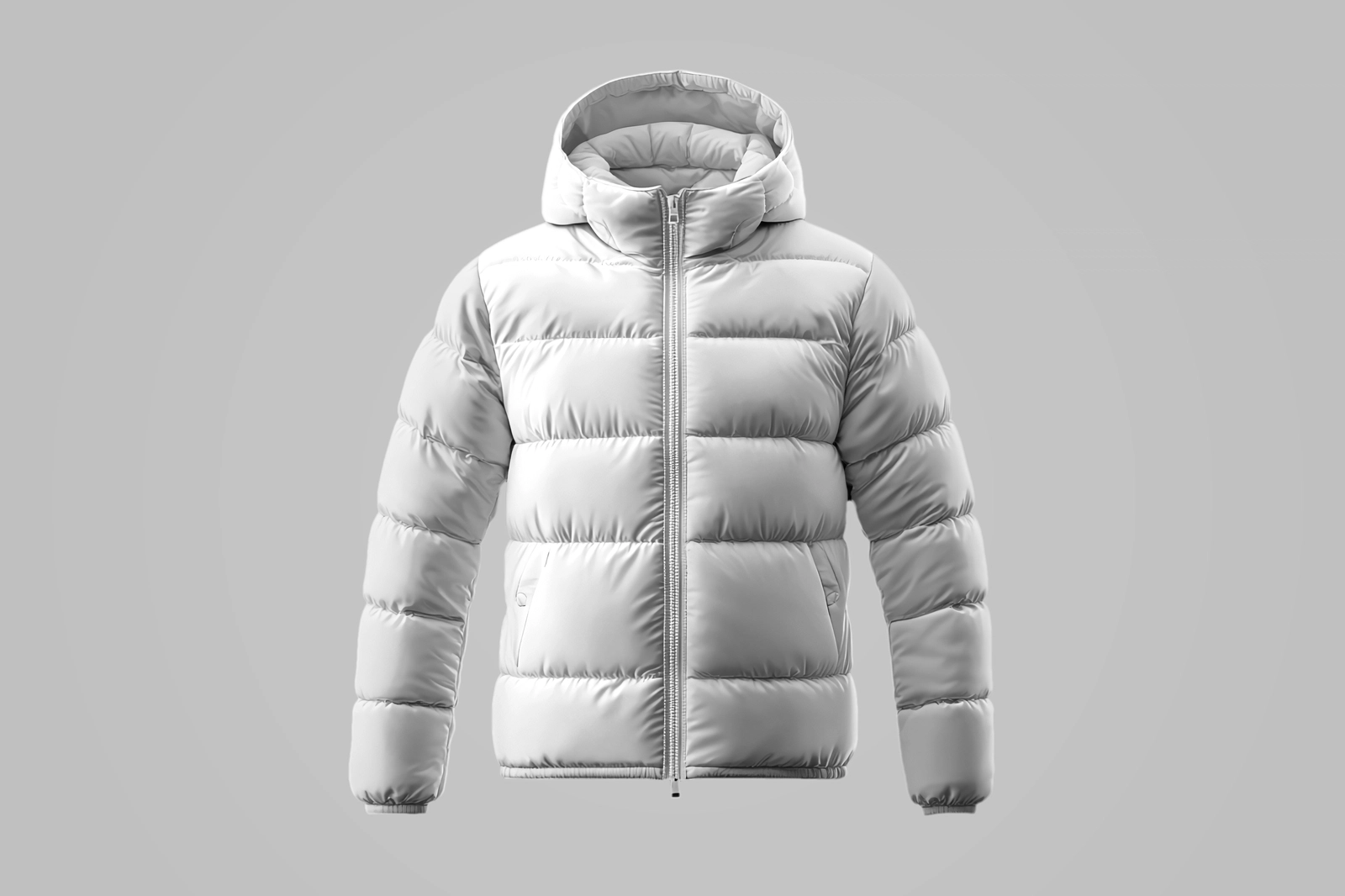 White Puffer Jacket